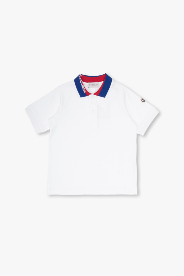 Moncler Enfant Polo sweatshirt Ralph Laurens Mesh Tipped Polo